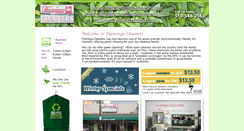Desktop Screenshot of flamingocleaners.net